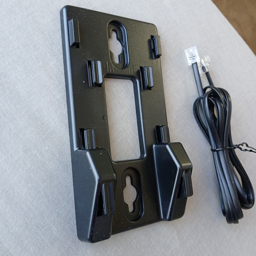 VTech Cordless Phone Wall Mount with RJ11 phone cord 5ft also fits AT&T phones